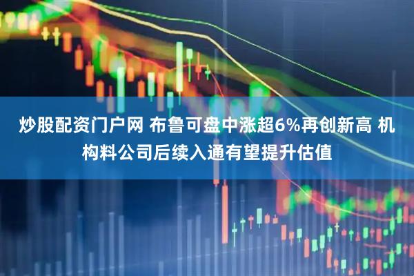 炒股配资门户网 布鲁可盘中涨超6%再创新高 机构料公司后续入通有望提升估值